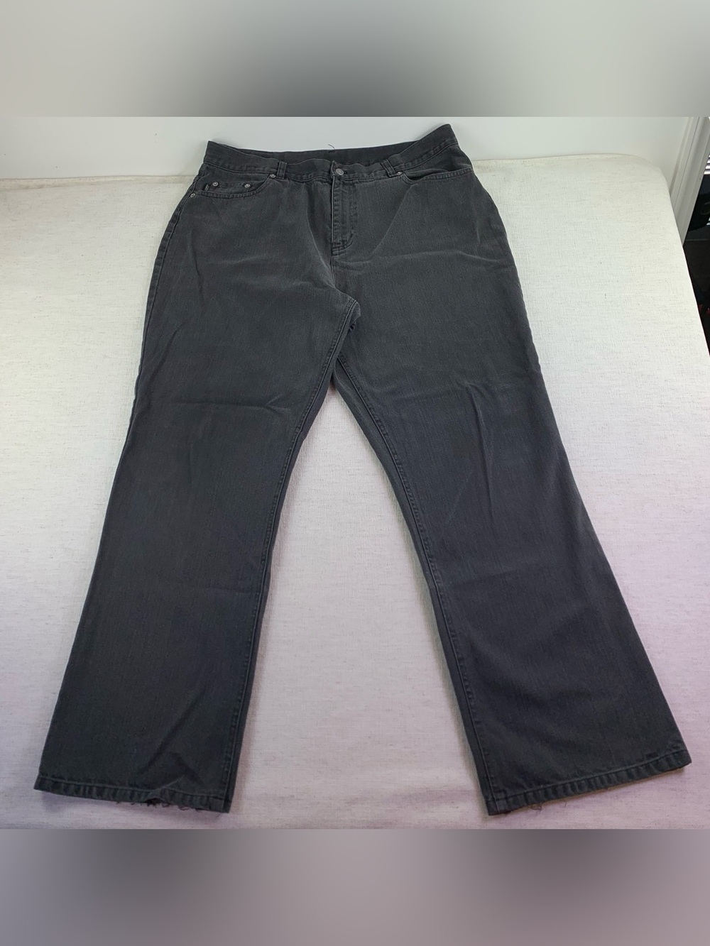 Vtg Ralph Lauren Lauren Jeans straight leg jeans faded black made in Korean